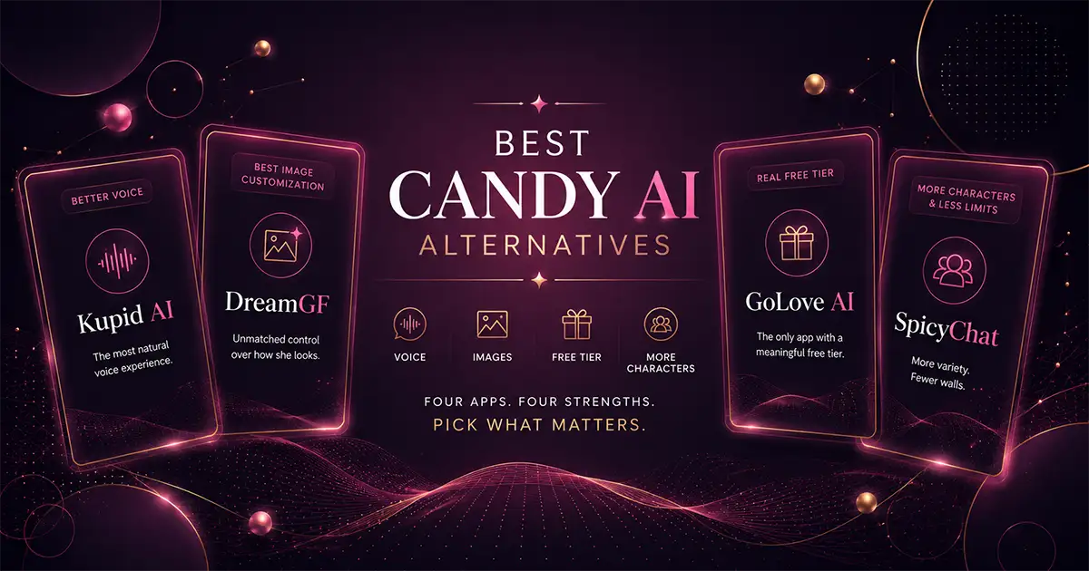 Candy AI vs DreamGF comparison 2026 — all-round polish versus best image customization